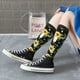 thumbnail image 5 of Fotbe Calcetas Divertidas Estampadas para Hombre y Mujer, Calcetas de Algodón hasta la Rodilla para Caminar, Correr, Enfermería y Embarazo, 5 of 6