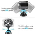 thumbnail image 2 of Luz exterior con sensor de movimiento, foco LED impermeable IP65 con batería de 600 lm, sensor de movimiento con batería flexible para jardín, entrada, patio, entrada Ofspeizc GX-199, 2 of 7