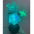 thumbnail image 2 of Fibre Optic Flower Bouquet LED Lamp For Home Decor Vase Design Color Gradient 16.9X6.2X6.2in Romantic Atmosphere 1Pack, 2 of 5