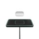 thumbnail image 2 of Cargador de auriculares inalámbrico con almohadilla antideslizante para automóvil 2 en 1 adecuado para modificaciones en el aeropuerto de teléfonos Apple y Samsung, 2 of 4