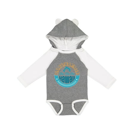 

Inktastic Hawaii Cute Dolphin Gift Baby Boy or Baby Girl Long Sleeve Bodysuit