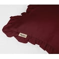 thumbnail image 2 of Vargottam Ruffled Pillow Sham King 36x20 Cotton Frill Pillow Cases Shabby Chic Farmhouse Decor Pillowcase, 2 of 7