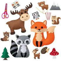 Arts & Crafts DIY Toys Animal Sewing Craft Kit for Kids Educational Beginner Sewing Projects for Boys and Girls
