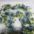 thumbnail image 6 of Fake Eucalyptus Garlands with Flowers - 5.9 FT Artificial Rose Garlands for Wedding Arch Archway Mantle Centerpieces Backdrop Patio Decorations, 6 of 6