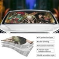 thumbnail image 3 of Beetlejuice Car Windshield Sun Shades, Front Windshield Sun Shade For Car Truck Suv, Foldable Sun Visor, Hardened Reflector Shield Cover, Keeps Your Vehicle Cool, 3 of 9