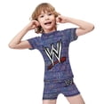 thumbnail image 4 of WWE WWE Boys Rash Guard Set 2 Piece Swimsuits Short Sleeve Bathing Suits with Trunks, 4 of 7