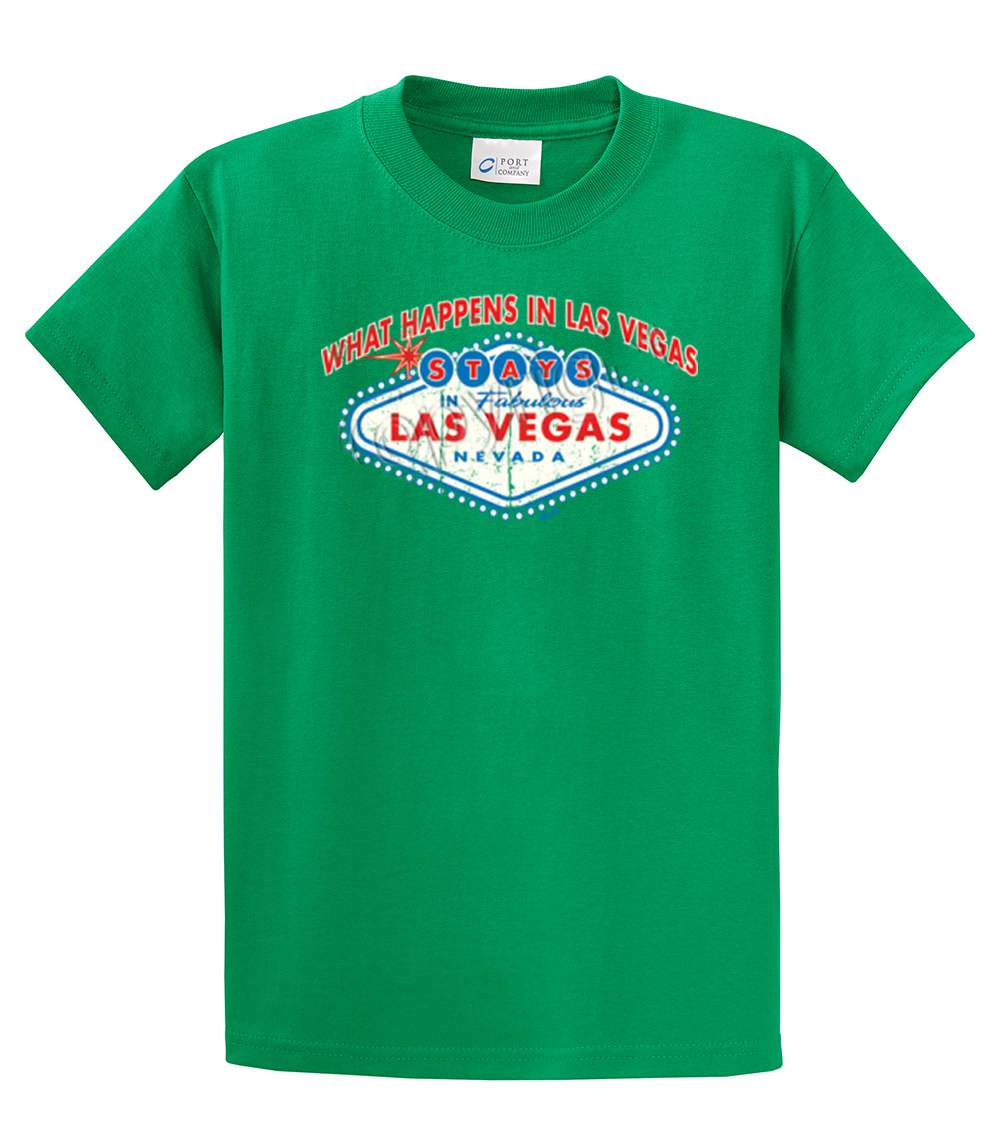 What Happens In Vegas Stays In Vegas Las Vegas T-shirt Funny Vacation Visit  Slogan Tee-Kelly-4Xl - Walmart.com