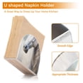 thumbnail image 4 of Horse by White Napkin Holder for Table Clear Napkin Stand Paper Holder Acrylic Organizer Dispenser Napkins for Dinner Kitchen Restaurant Room, 4 of 8