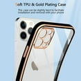 thumbnail image 4 of Case Compatible with iPhone 12 Pro Max Case Crystal Clear Transparent Design Back Bumper Shockproof Slim Fit Soft TPU Silicone Protective Phone Case Cover for iPhone 12 Pro Max, Black, 4 of 14
