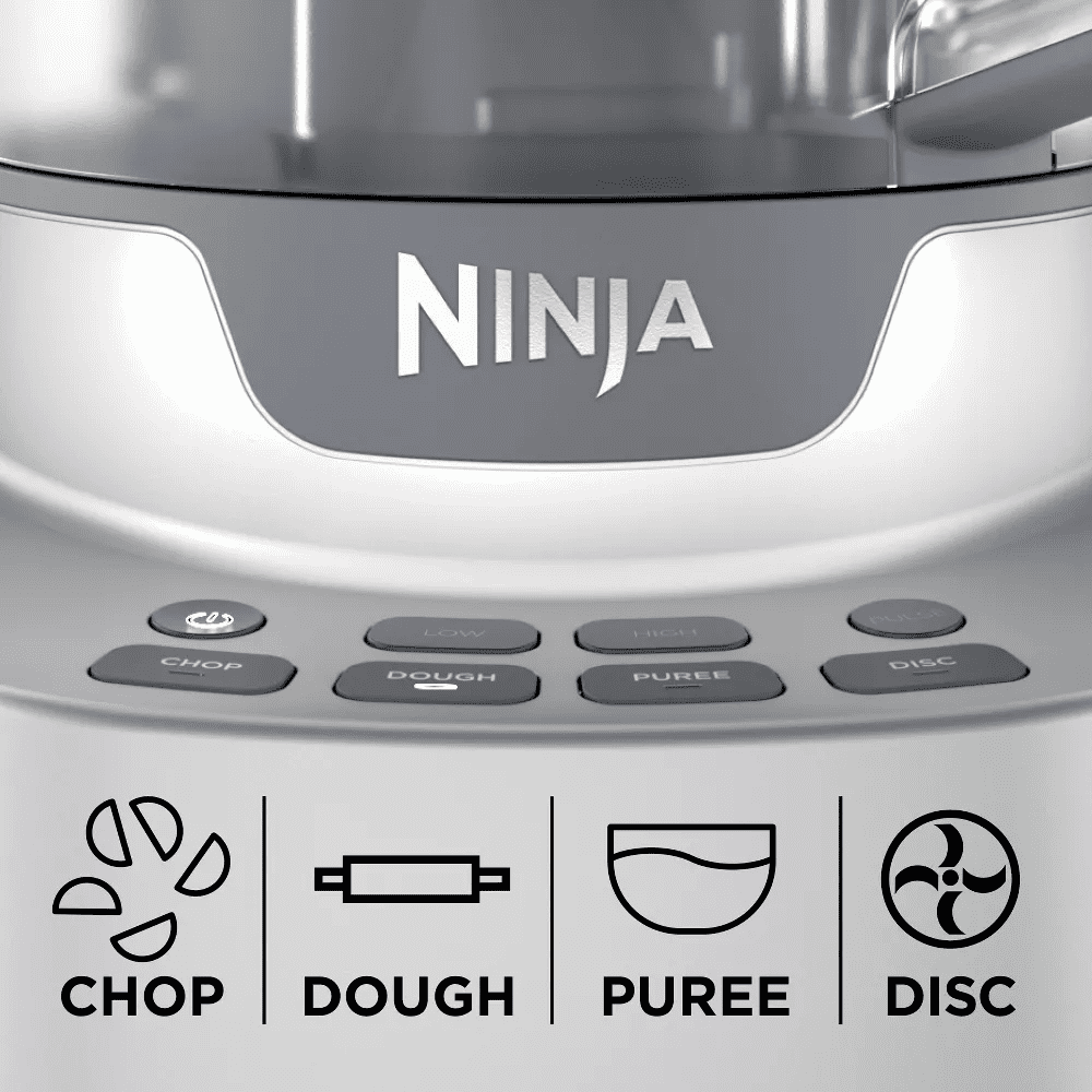 Restored Ninja BN601 Plus Food Processor 1000 Watts Autoiq, Chop Slice  Shred, 9Cup Silver Stainless (Refurbished) 