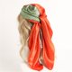 thumbnail image 3 of Pañuelo cuadrado de satén de seda para mujer, hijab de 90 cm, estampado de lujo, elegante, para el pelo, bolso de mano, chal, pañuelo para el cuello, 3 of 5