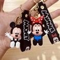 thumbnail image 2 of Disney-llaveros de Mickey Mouse para niño y niña, llaveros de dibujos animados bonitos, llavero Kawaii de Minnie, modelo de juguete para niños, regalo para niños, 2 of 4