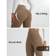 thumbnail image 5 of baleaf Women's Fleece Lined Leggings Thermal Tights Brown XL, 5 of 7