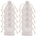 thumbnail image 1 of CIMAXIC Wedding 20pcs Multifunctional Small Linen Bags Burlap Drawstring Bag Gift Jewelry Pouch for Wedding Party 9 * 12cm (White Daisy Pattern),4.72"X3.54"X0.04", 1 of 5
