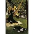 thumbnail image 2 of Tissot, James Jacques 17x24 Black Modern Framed Museum Art Print Titled - The Hammock, 2 of 4