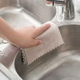 thumbnail image 3 of 10Pcs Microfiber Cloths Multifunctional Streak Free Cleaning Rag Lint Free Fish Scale Cloth Household Reusable Car Window Glass Mirror Polishing Scrubbing Cloth High Absorbency 40x30cm(Gr, 3 of 8