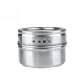 thumbnail image 4 of RXIRUCGD Home Kitchen Gadgets Stainless Steel Spice Storage Jar Tins Container With Rack Holder, 4 of 4