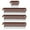 Brown, variant on Unique Bargains 1.14" Cup Hooks Vinyl Screw-in Ceiling Wall Thread Hooks Metal Black 50Pcs