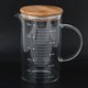 thumbnail image 3 of Con Taza de Vidrio de 300 ml de Tapa, Taza de Té Transparente para Casa, 3 of 7