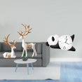thumbnail image 2 of Escultura de ciervo, estatua de reno, adorno de mesa, figura de animal, reloj de pared de panda, colección de resina y vidrio, ideal para dormitorio,, 2 of 8