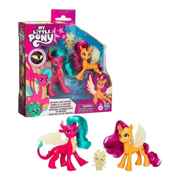 Figura de Acción Hasbro My Little Pony Pony Sorpresa Fluorescente de Dragón