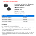 thumbnail image 2 of Front Lower Ball Joint Set - Compatible with 1983 Chevy S10 Blazer, 2 of 2