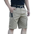 thumbnail image 2 of Xysaqa Men's Work Cargo Shorts Relaxed Fitted Casual Waterproof Travel Outdoor Shorts Mens Big & Tall Shorts with Multi Pockets S-3XL Clearance (No Belt), 2 of 3
