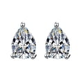thumbnail image 1 of Vintage Minimalist Inlaid Diamond Metal Flash Ladies Earring Jewelry Gift, 1 of 6