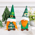 thumbnail image 2 of Patricks Day Gnomes Set of 2 's Day Gifts, Faceless Elderly Irish Festisval Hanging Ornament for Home Decor, 2 of 6