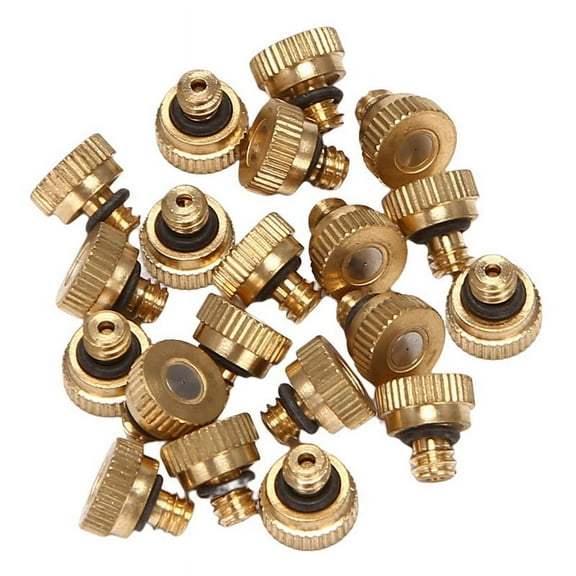 20Pcs Fog Mist Nozzle,Low Pressure Mist Cooling Nozzle,Misting Nozzles Orifice 0.1Mm