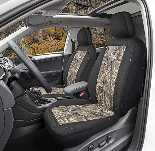 Mossy Oak Camo Seat Covers Low Back Airbag Compatible Official Licensed Product Made with Cotton Twill Universial Fit Most Bucket Seats 