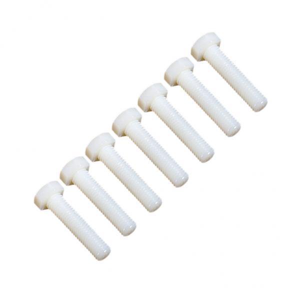 4x 10pcs M10 * 25 Tornillos de plástico Tapa de cabeza Tornillos hexagonales Herramienta de tornillos hexagonales Blanco Sunnimix Tornillos de plástico