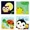 Multicolor-F6, variant on 4 Paint by Numbers for Kids DIY Paint Set for Girls Boys Adults Beginner Crafts Acrylic Oil Painting by Number Kits Perfect for Gift Decor 20cmx20cm (4PCS-2)