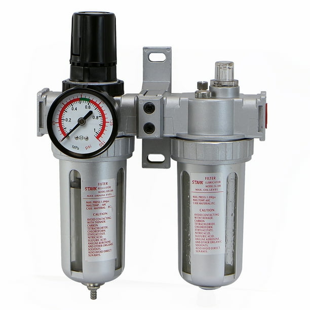 XtremepowerUS 3in1 Air Filter Pressure Regulator (0150 Psi) Air