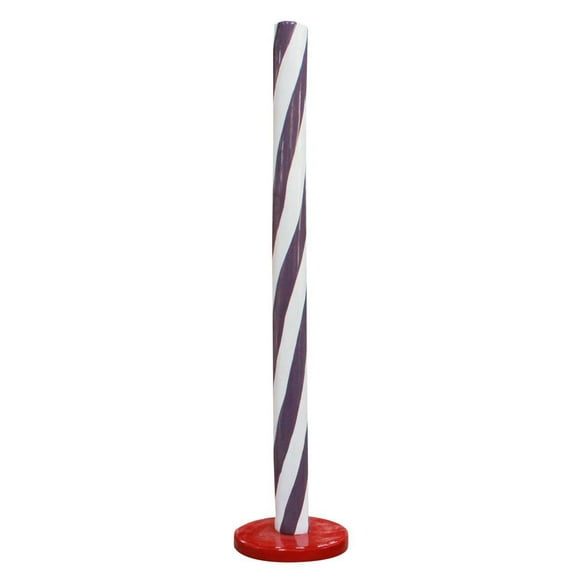 Purple Candy Stick Over Sized Statue