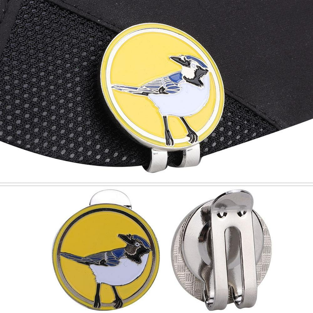 OTVIAP Metal Golf Cap Hat Visor Clip Ball Marker Accessory
