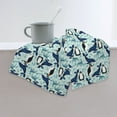 thumbnail image 6 of KLL Penguins Whales Ultra Absorbent & Soft Hand Towels for Bath, Hand, Face, Gym and Spa-27.5x16in, 6 of 7
