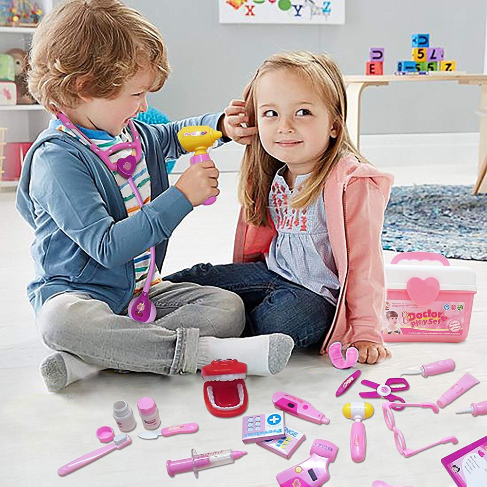 dazzling toys Doctor and Nurse Set for Pretend and Play, School