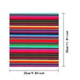 thumbnail image 2 of SSNTSY 9.8" x 11.8" Thermal Printing Transfer Film, Heat Transfer Vinyl Stripes, Striped Vinyl Sheets, Multicolored Printed HTV Adhesive Craft Vinyl for Clothing Costume DIY Fabric Craft, 2 of 2