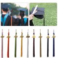 thumbnail image 2 of Decorative Academic Tassel Smooth Multicolor Metal Year Card Graduation Tassel for School, 2 of 7