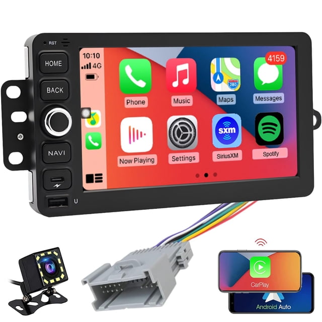 Radio QLED para Chevy Chevrolet Silverado SSR Tahoe 2003-2006