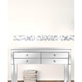 thumbnail image 4 of Modern Gray Chinoiserie Wood Plank Wall Art, 4 of 5