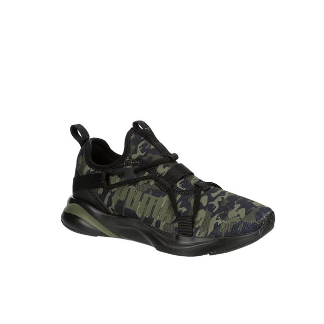 Tenis Puma Rift Slip On Camo Junior Original 377249 01 Puma 37724901, Militar.