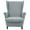 Light Gray, variant on DONGPAI Stretch Wingback Chair Cover Sofa Slipcover Non-Slip Furniture Protector with Elastic Bottom, Beige