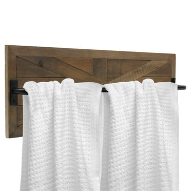 Autumn Alley Wooden Barn Door Rustic Towel Rack – Farmhouse Wine Rack ...