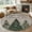 Light Beige Forest Green, variant on Hallway Runner Rug 2x6 Ft, Fall Maple Leaves Non Slip Area Rugs for Entryway, Thanksgiving Botanical Vintage Leaf Washable Low Pile Accent Carpet for Indoor Corridor Laundry Kitchen Bedside