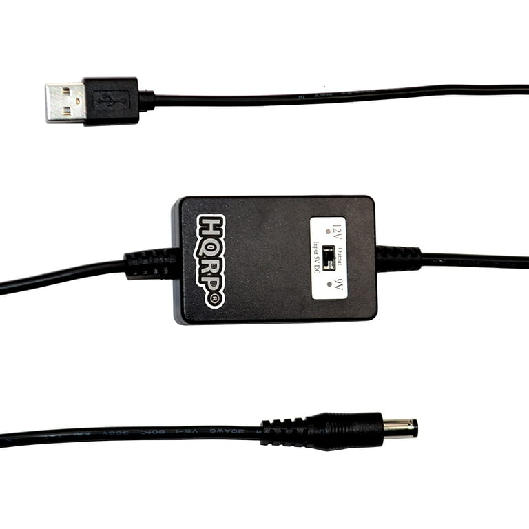 USB 5v-to-12v converter cable for use with PC 