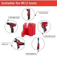 thumbnail image 4 of 4 Pc Tools Power Battery Mounts Storage for Milwaukee M12 12V, 4 of 5