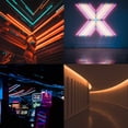 thumbnail image 2 of Tira de Luces LED RGB Kuluner Multicolor Adaptador de Extensión sin Soldadura 10 Paquetes 4 Pines, 2 of 7