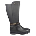 thumbnail image 2 of Bota alta coqueta mujer negro sintetico 92907a LEON 92907amp, 2 of 4
